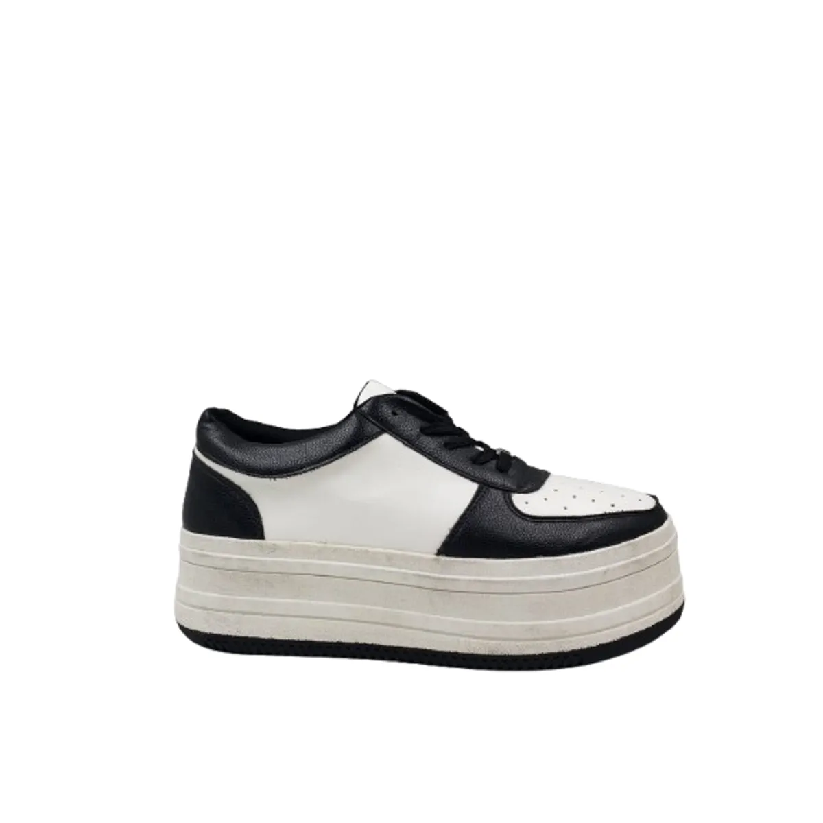 HERIEL - Zapatilla NegroBlanco Urbana