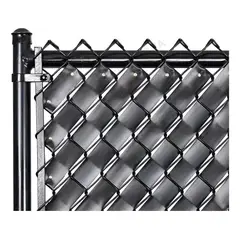 GENERICO - Cinta Plástica Cubre Cercos Para 3 M2 60 Metros 100 Broches