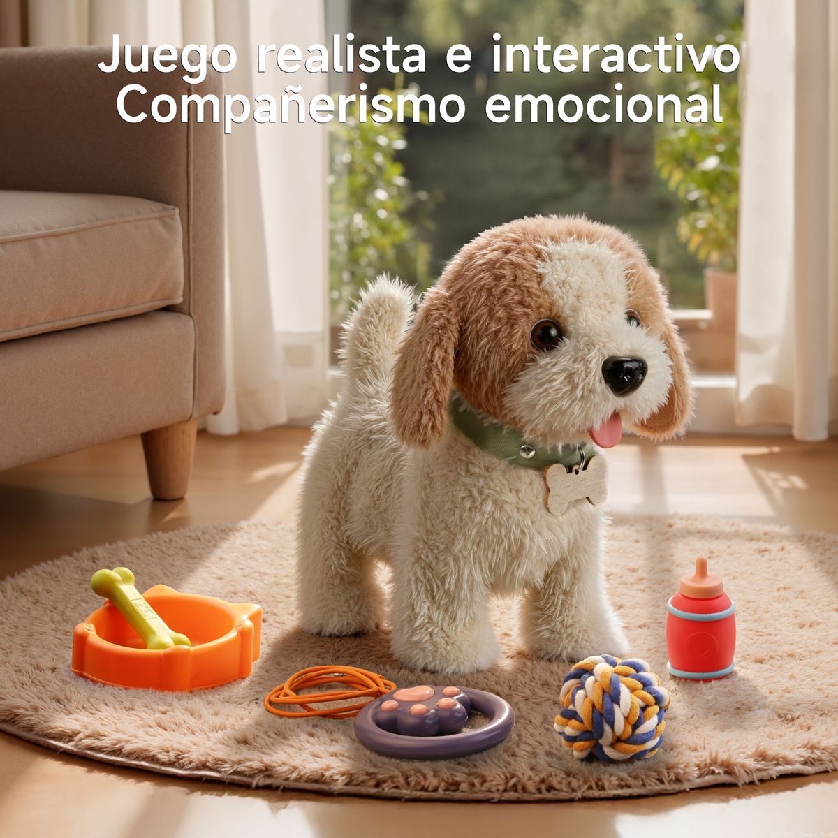 LUBABYCAS - Perro de Peluche Juego De Juguetes Musical TM381 LuBabycas