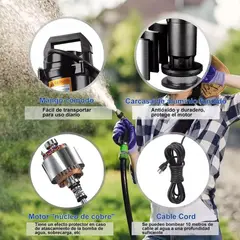 EVERSO - Bomba De Agua Sumergible 370w1500lh, Bomba Sumergible Agua