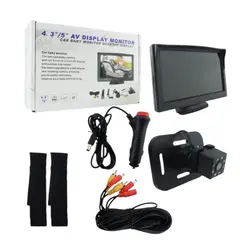 GENERICO - Monitor De Asiento De Auto P/ Bebé C/ Pantalla 5 Pulgadas