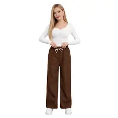 LIKE SHOP - Pantalón Mujer Recto Tito Alto. Wide. Colores 115