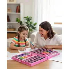 GENERICO - Set de Arte Infantil 168 Piezas Maletín Todo en Uno