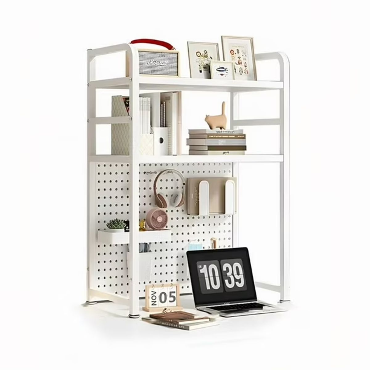 GENERICO - Rack Estante Organizador de Escritorio 2 Niveles 55x98x20