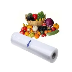 GENERICO - Bolsa en Rollo para Sellado al Vacío 28cm x 5m Transparente para Alimentos