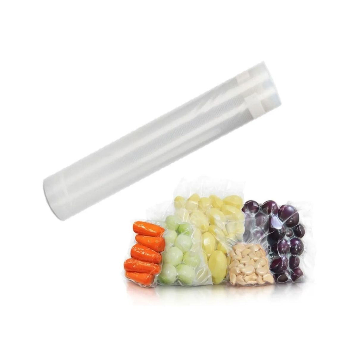 GENERICO - Bolsa en Rollo para Sellado al Vacío 28cm x 10m Transparente para Alimentos