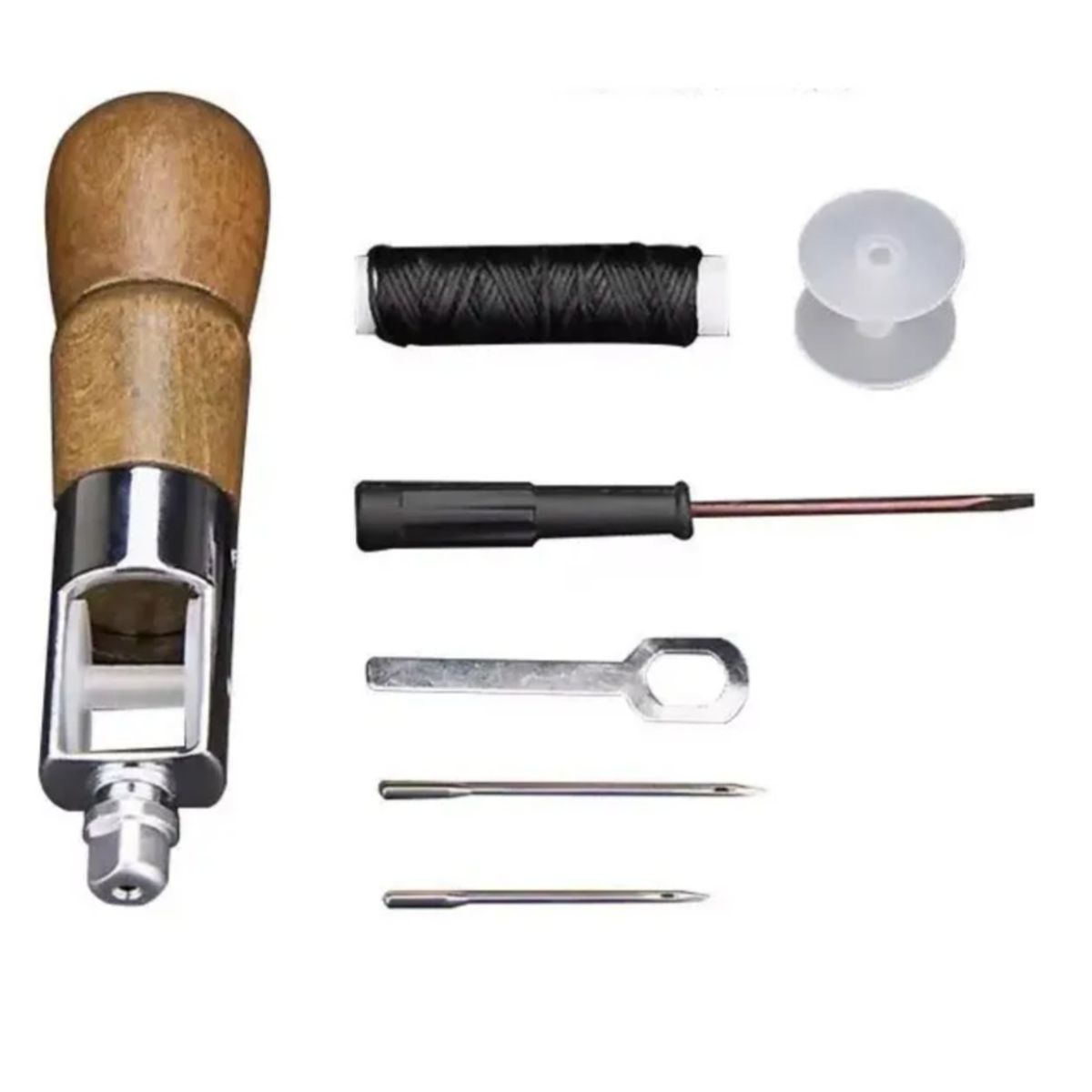 GENERICO - Mini Maquina De Coser Manual Para Trabajar En Cuero