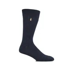 HUSH PUPPIES - Calcetín Algodón Hombre C Cuff Classic Azul Oscuro