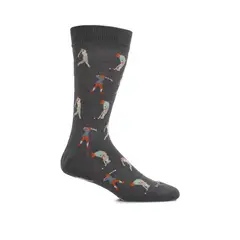 HUSH PUPPIES - Calcetín Algodón Hombre C Golfer Gris