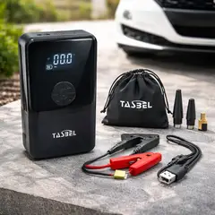IRM - Partidor De Auto E Inflador Premium Portatil 2 En 1 Compresor Aire Neumaticos 12v FIGOIMPORT