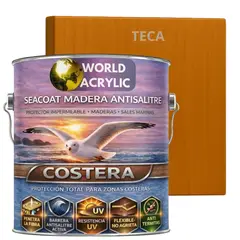 WORLD ACRYLIC - BARNIZ COSTERO - SEACOAT MADERA ANTISALITRE - TECA GALON