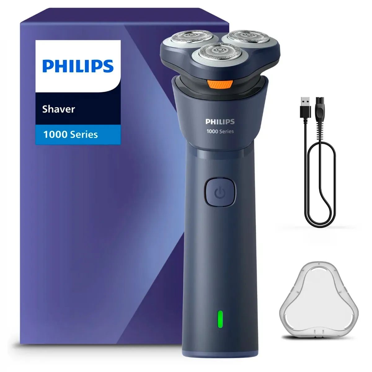 PHILIPS - Afeitadora Corta Barba Seco & Húmedo Inalámbrica Recargable Philips