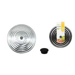 GENERICO - Tapa De Acero Inoxidable 36cm