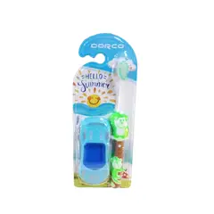 GENERICO - Set cepillo de dientes con juguete de auto para niños.