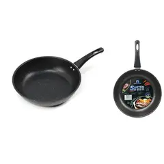 GENERICO - Sartén De Acero Al Carbono 22cm Negro