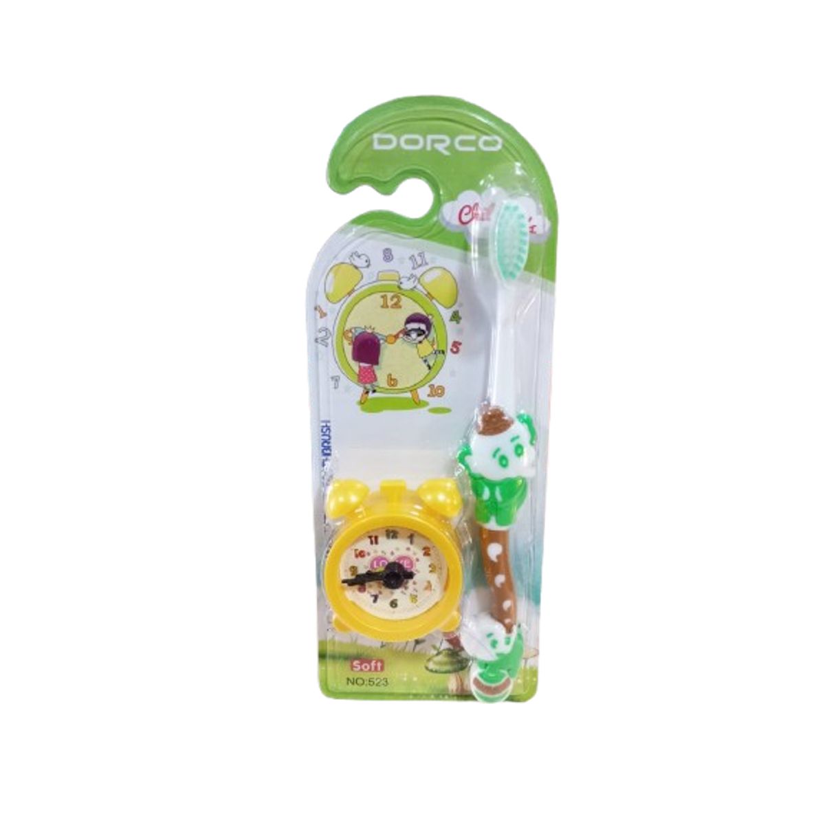 GENERICO - Set cepillo de dientes con juguete de reloj para niños