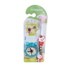 GENERICO - Set cepillo de dientes con juguete de reloj para niños