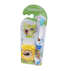 GENERICO - Set cepillo de dientes con juguete de reloj para niños