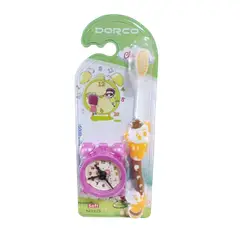 GENERICO - Set cepillo de dientes con juguete de reloj para niños