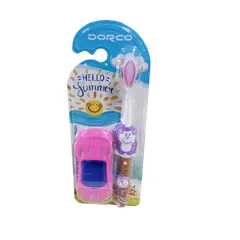 GENERICO - Set cepillo de dientes con juguete de auto para niños