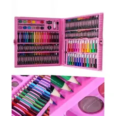 GENERICO - Kit De Arte Infantil 168 Piezas Maletín Escolar Dibujo Niños