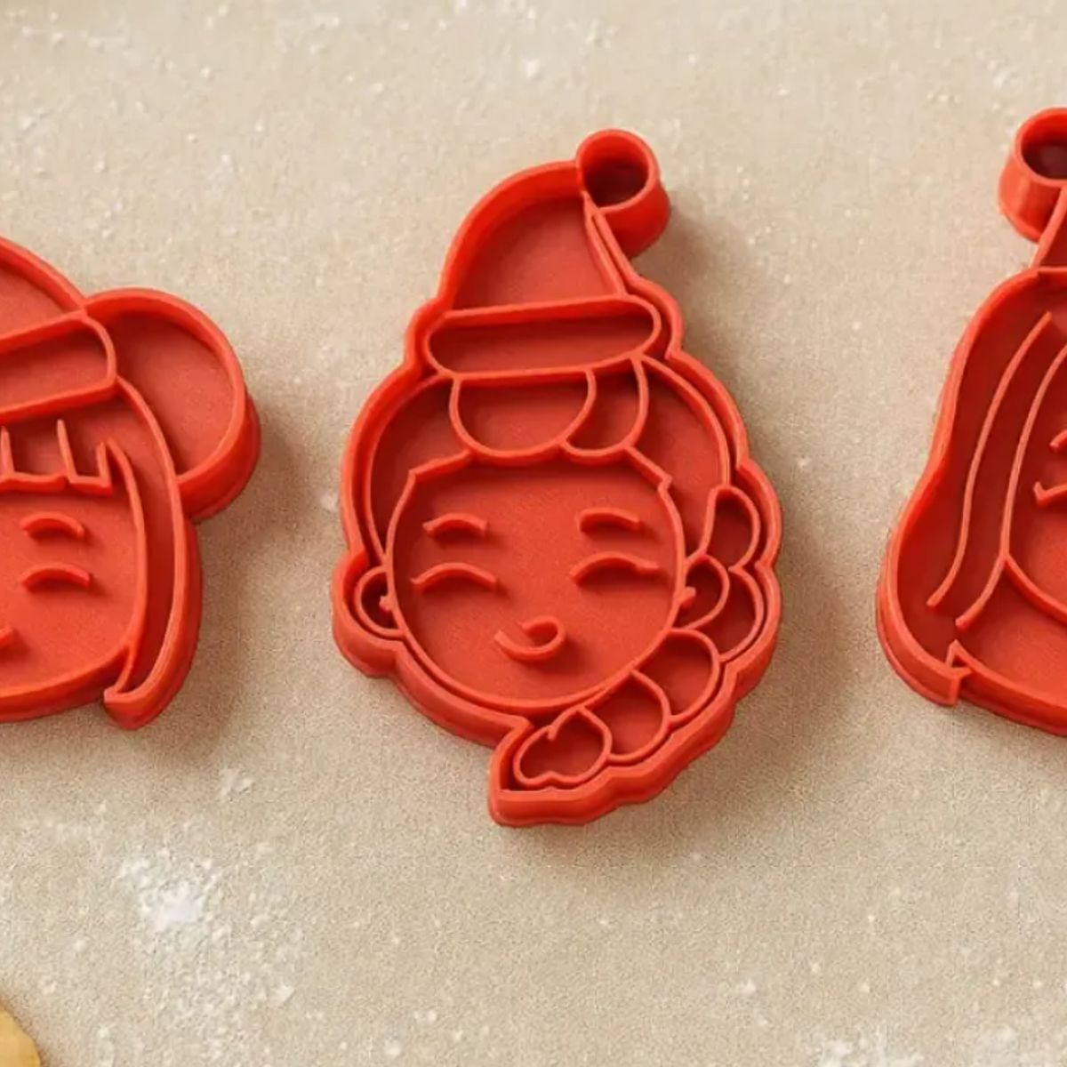 GENERICO - Set Cortadores de Galletas diseño k-pop (PACK 3 UN)