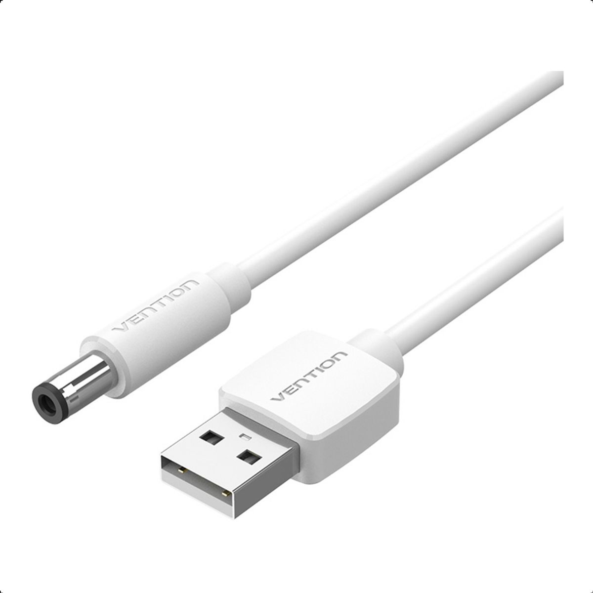 VENTION - Cable Adaptador Alimentacion Vention Usb A 5.5mm Dc 5v 2a 1m