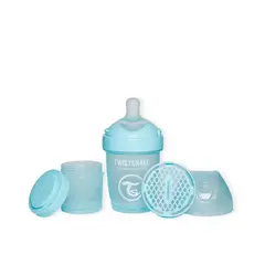 TWISTSHAKE - Mamadera Anticólico Double Pro 180ml Celeste