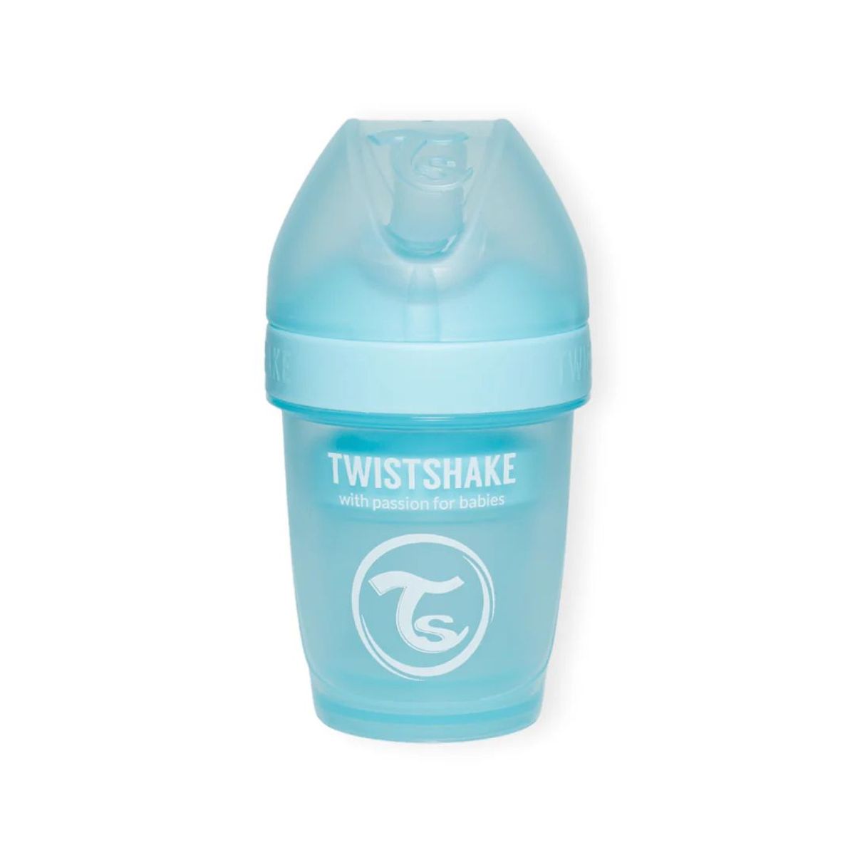 TWISTSHAKE - Mamadera Anticólico Twistshake Double Pro 180ml Celeste