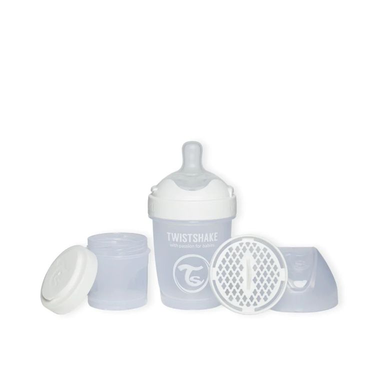 Mamadera Anticolico Double Pro 180ml Blanco