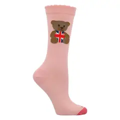 AZALEIA - Calcetín Algodón Mujer C St Uk Bear Rosado