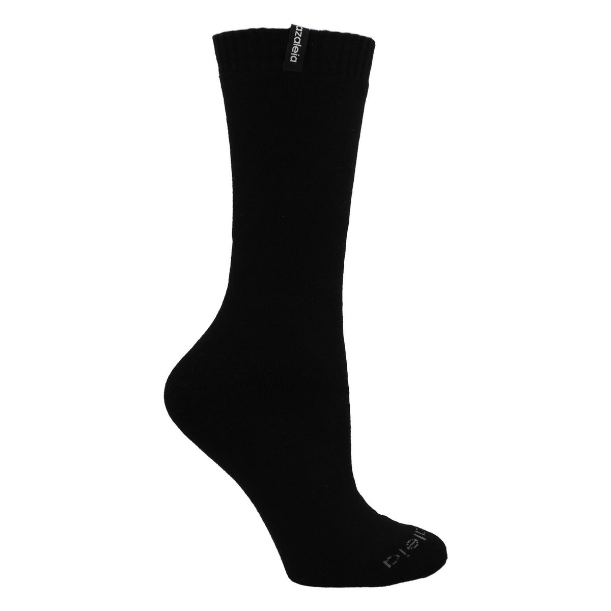 AZALEIA - Calcetín Algodón Mujer Heavy Knit Negro AZALEIA