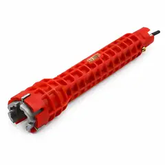 GENERICO - Llave Ajuste Tuercas Tubo Universal Multifunción Baño Cocina