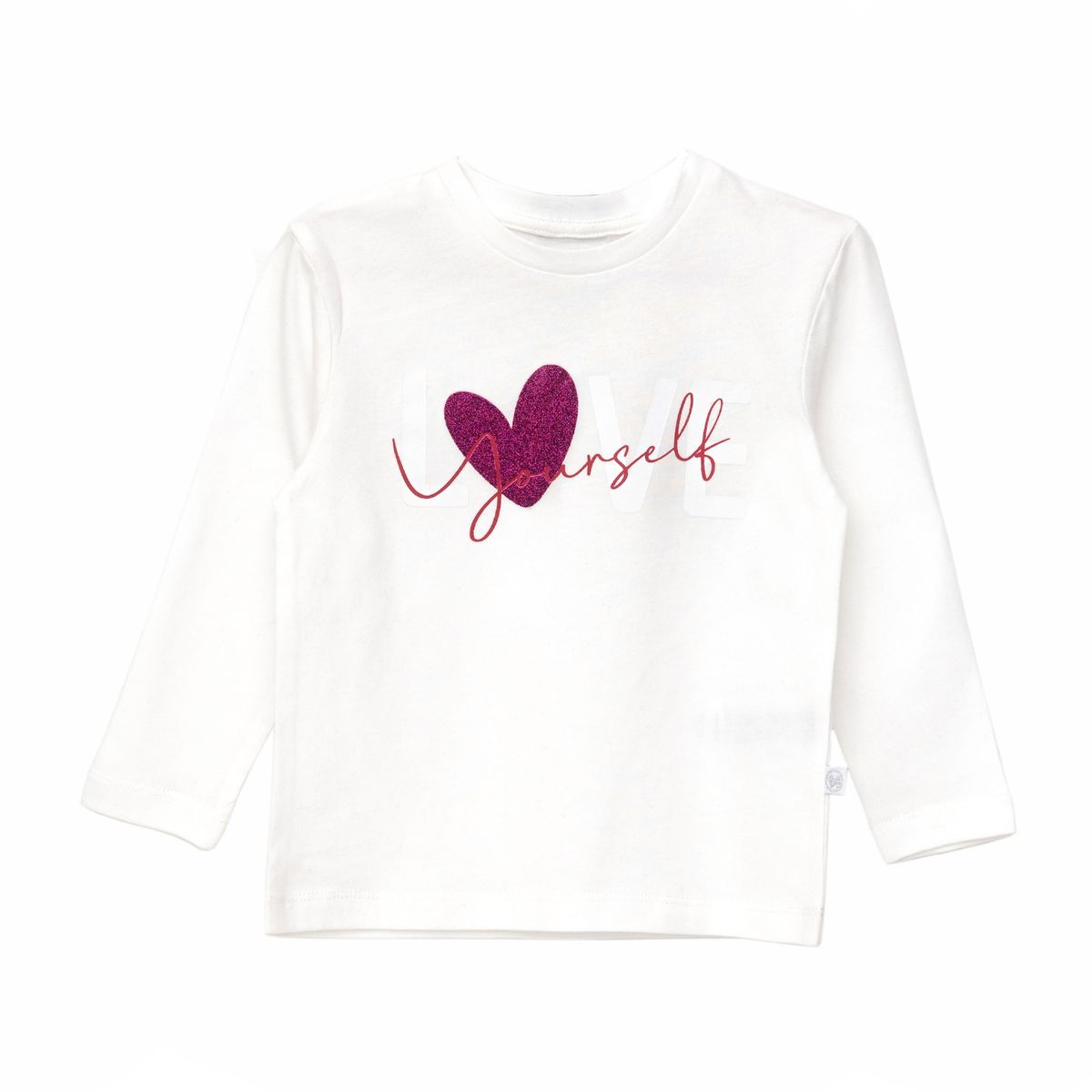BUBBLE GUMMERS - Polera Manga Larga Niña Bubblegummers Carepa Blanco