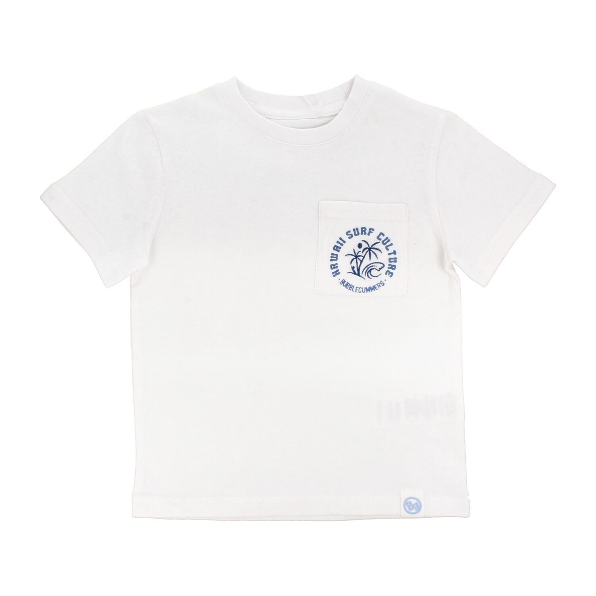 BUBBLE GUMMERS - Polera Niño Bubblegummers Castaño Blanco