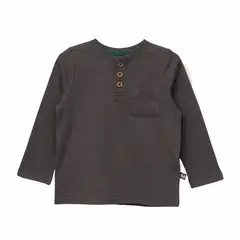 BUBBLE GUMMERS - Polera Niño Bubblegummers Flandes Gris