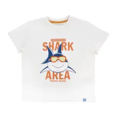 BUBBLE GUMMERS - Polera Niño Bubblegummers Zaltan Blanco