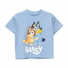 BUBBLE GUMMERS - Polera Niño Bubblegummers Pmc Bluey Azul