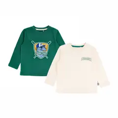 BUBBLE GUMMERS - Polera Niño Bubblegummers Mellito Verde