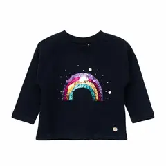 BUBBLE GUMMERS - Polera Niña Bubblegummers Nata Azul