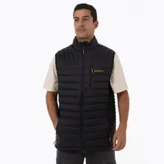 MERRELL - Parka Sin Mangas Hombre Full Zipper Negro