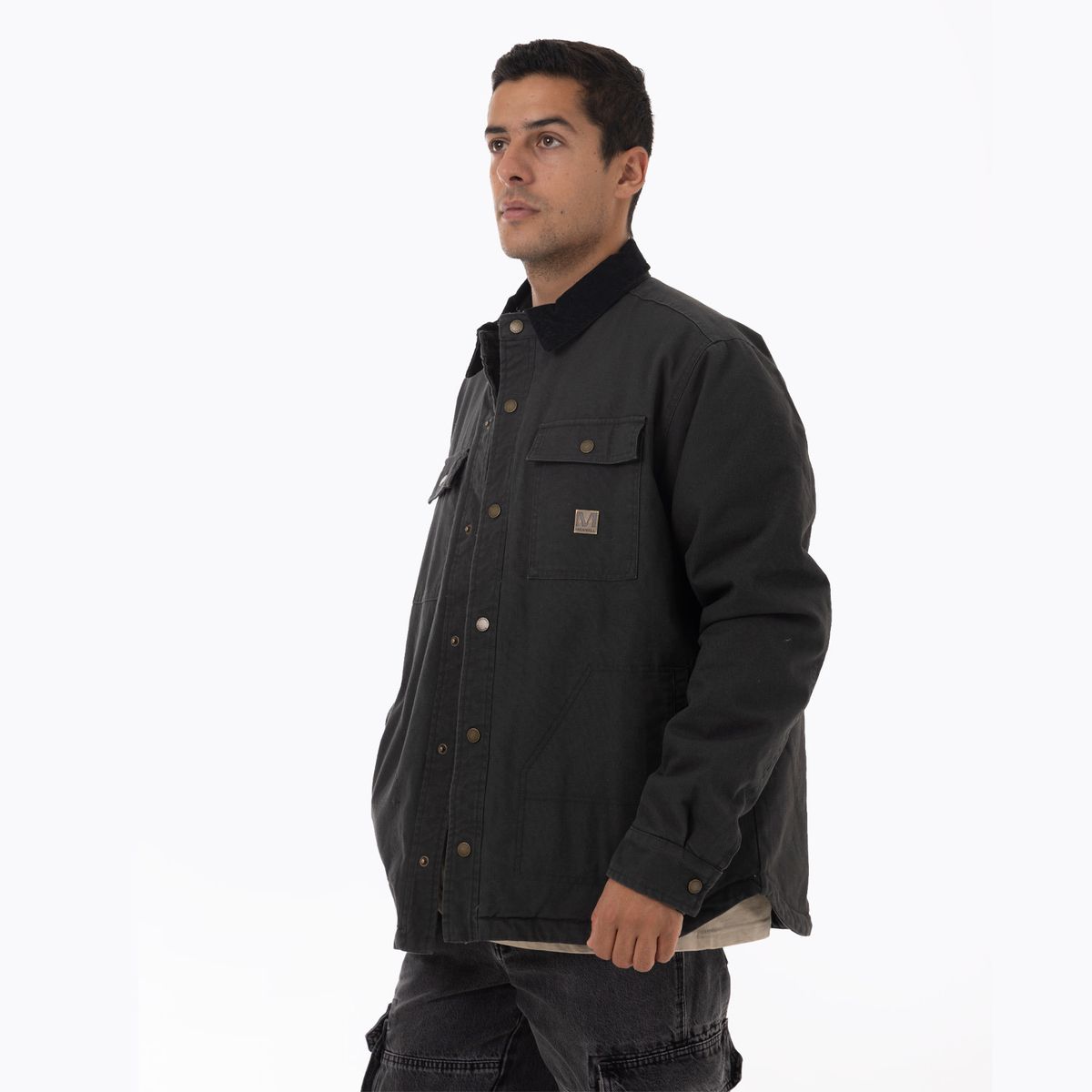 MERRELL - Chaqueta Hombre Charis Padded Gris Oscuro MERRELL