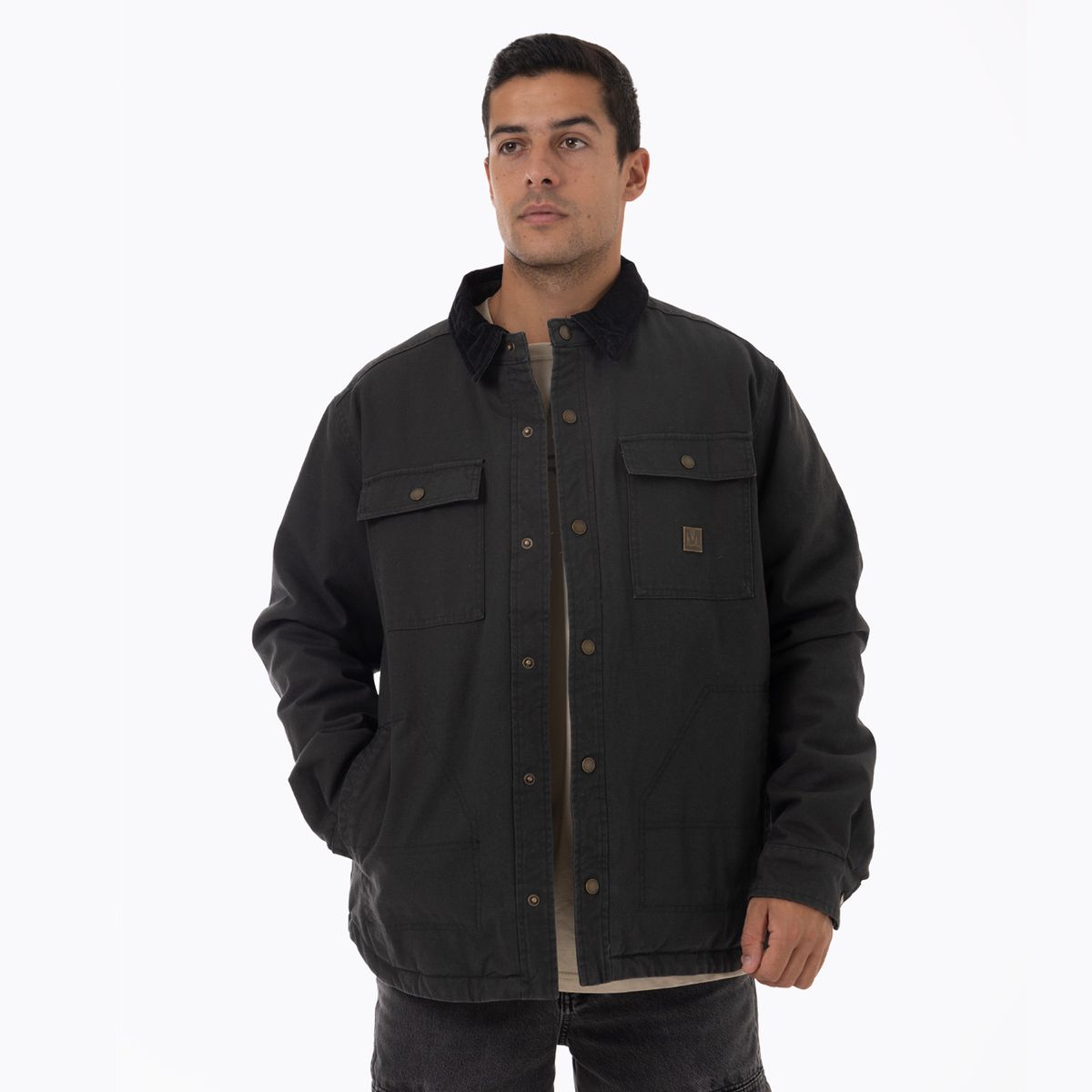 MERRELL - Chaqueta Hombre Charis Padded Gris Oscuro MERRELL