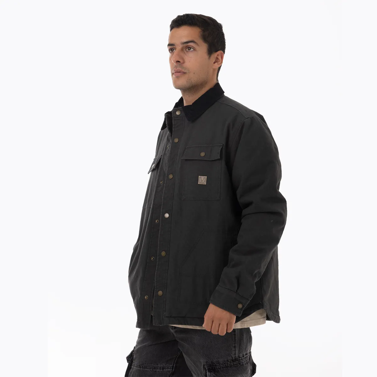 MERRELL - Chaqueta Hombre Charis Padded Gris Oscuro MERRELL