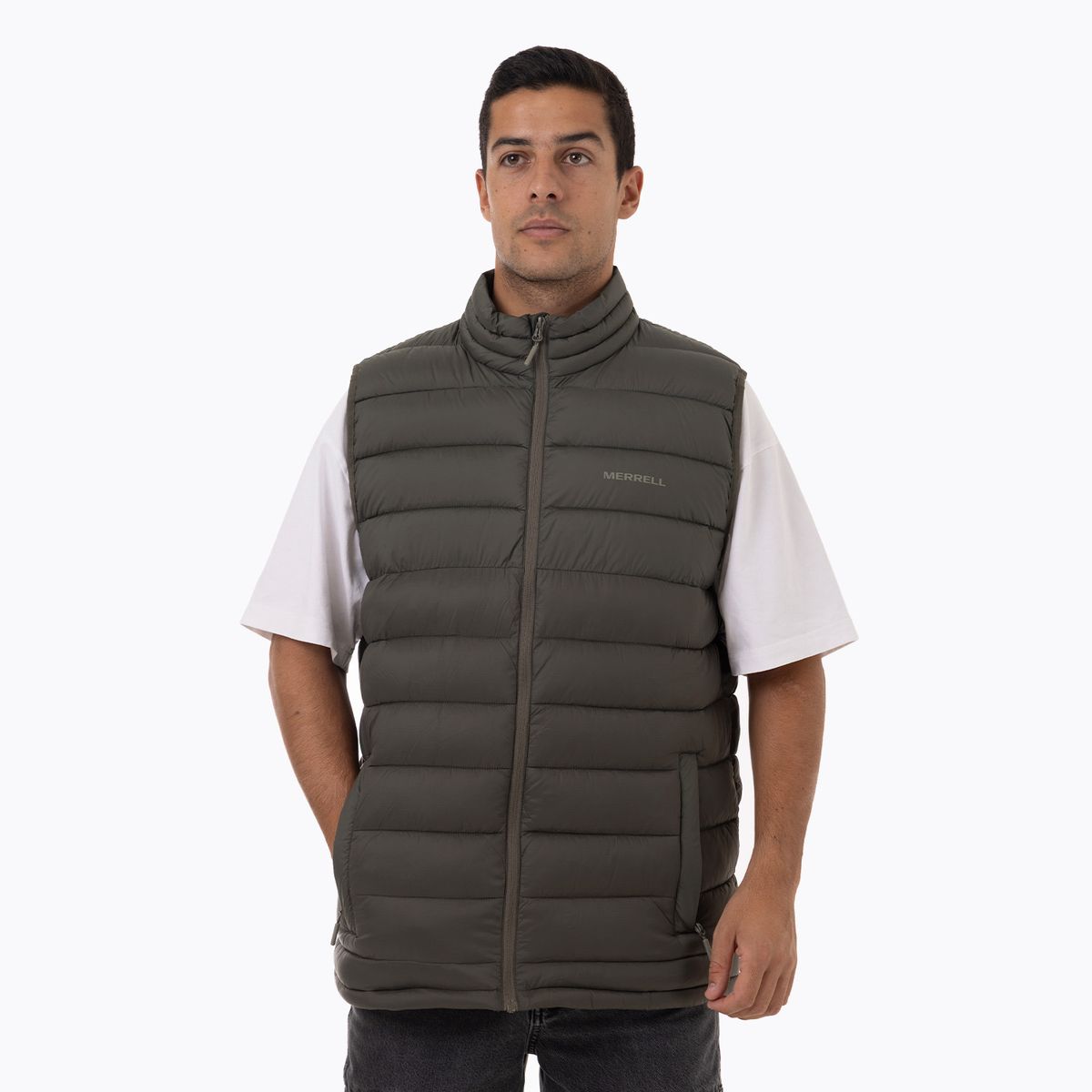 MERRELL - Parka Sin Mangas Hombre Hazeis Verde MERRELL