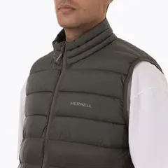 MERRELL - Parka Sin Mangas Hombre Hazeis Verde