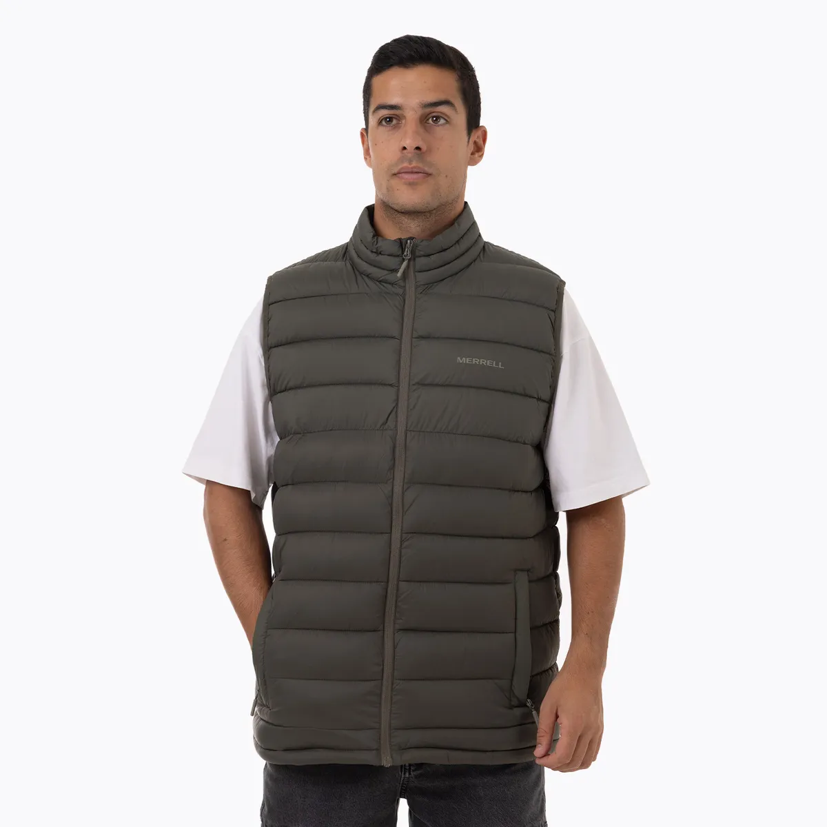 MERRELL - Parka Sin Mangas Hombre Hazeis Verde MERRELL