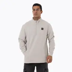 MERRELL - Polerón Hombre Lepais Zip Gris Claro