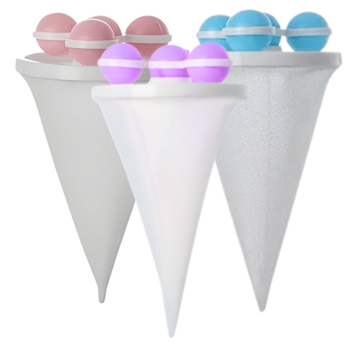 GENERICO - Bolsa Filtro para Lavadora Saca Pelusas 3 pcs Tornado