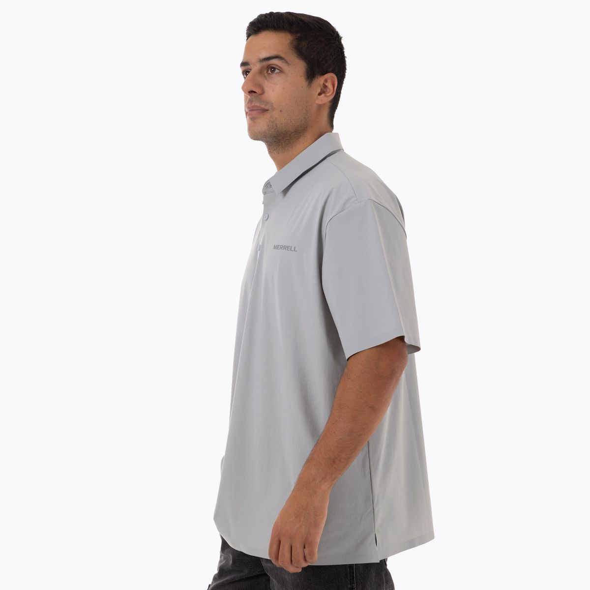 MERRELL - Polera MC Hombre Nova Tech Ss Tee Gris MERRELL